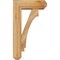 Ekena Millwork Imperial Craftsman Rough Sawn Bracket w/ Offset Brace, Western Red Cedar, 6"W x 16"D x 28"H BKT0604X16X28IMP04RWR - alternate 2
